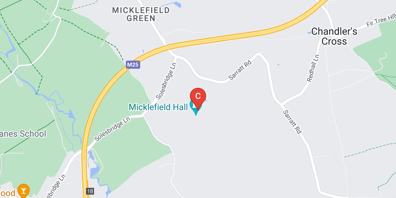 Map showing location of Sarratt Road, Sarratt, Rickmansworth, Hertfordshire, WD3 6AQ