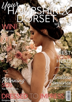 Cover of the January/February 2025 issue of Your Hampshire & Dorset Wedding magazine