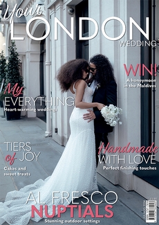 Cover of the July/August 2024 issue of Your London Wedding magazine
