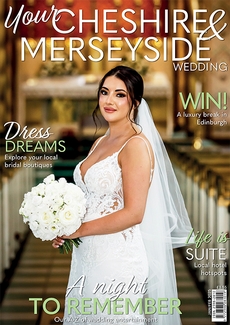 Cover of the January/February 2025 issue of Your Cheshire & Merseyside Wedding magazine