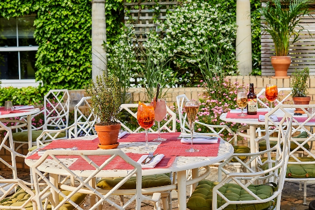 Sopwell House's new Rosé Summer Terrace