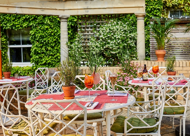 Sopwell House's new Rosé Summer Terrace